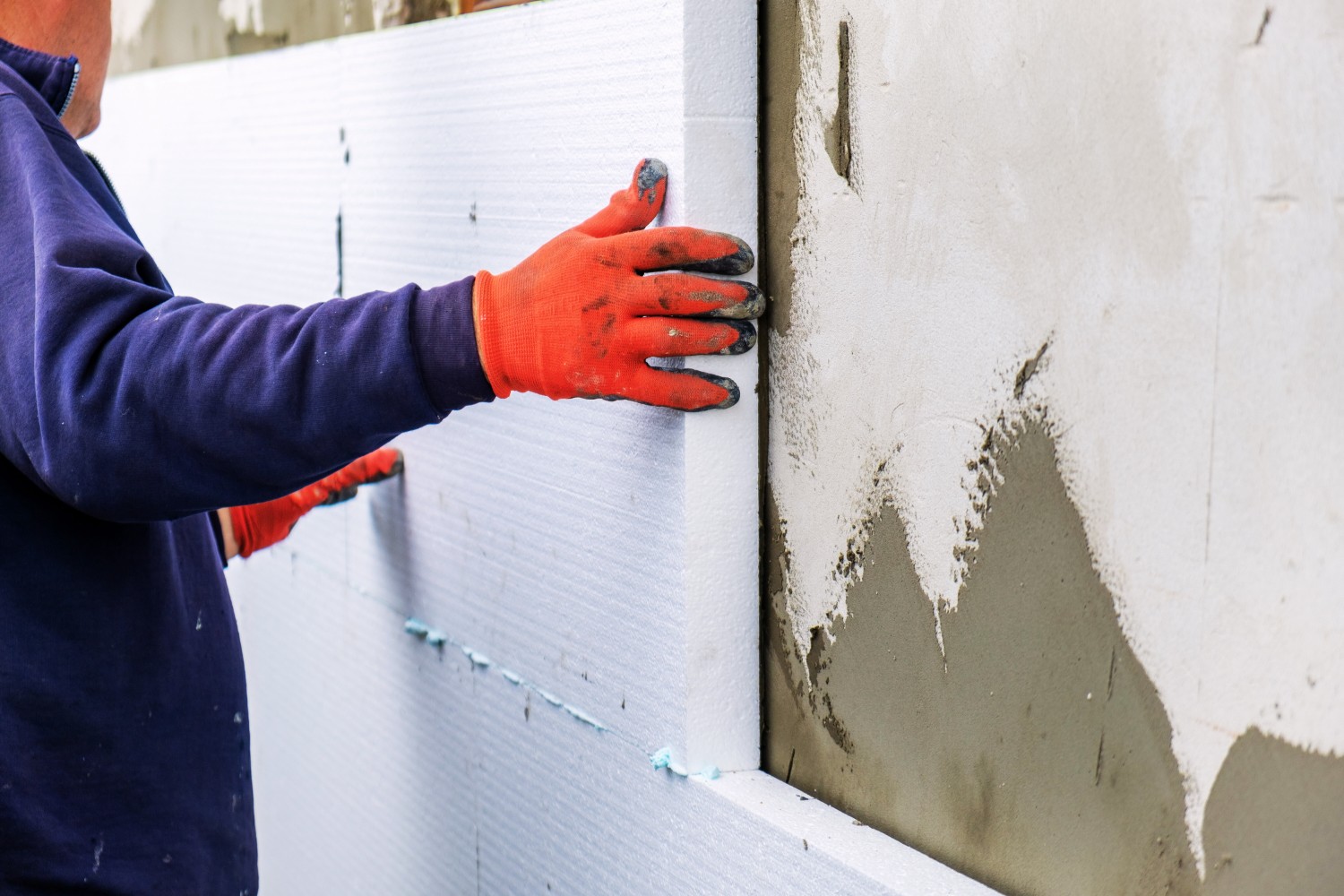 capoto etics esferovite eps - rodrigo revestimentos - margem sul