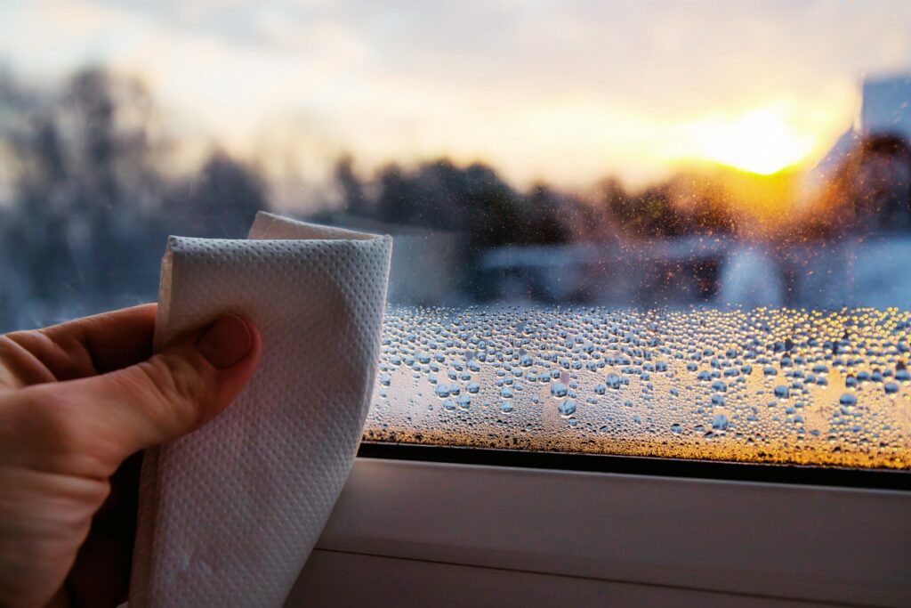 humidade em casa - condensação na janela