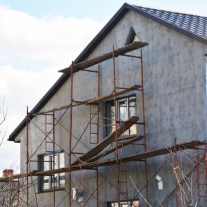 isolamento térmico - capoto ETICS - fachada exterior de habitação em Almada Margem Sul